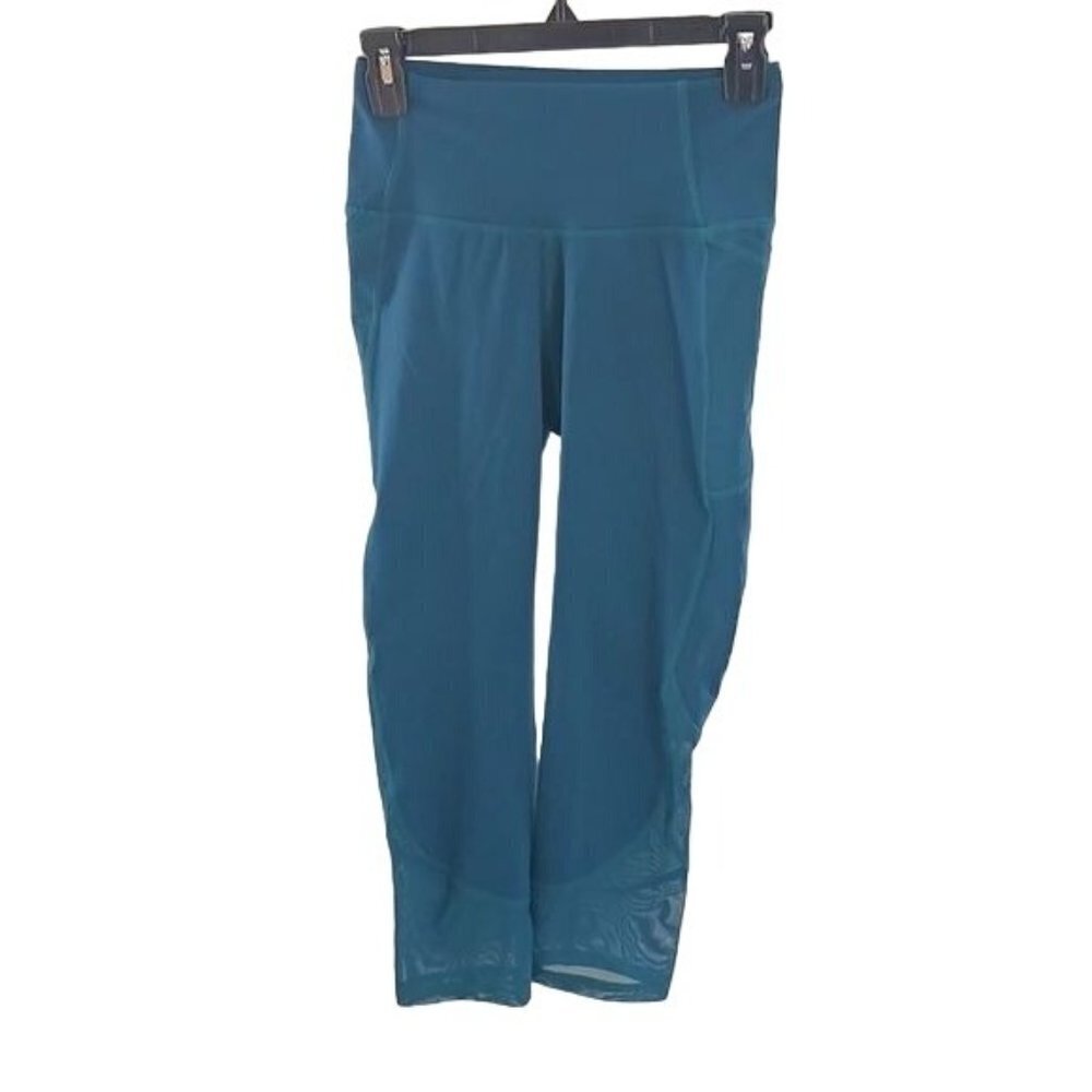 All In Motion Womens XS Teal High Rise Leggings Athletic Workout Pants
